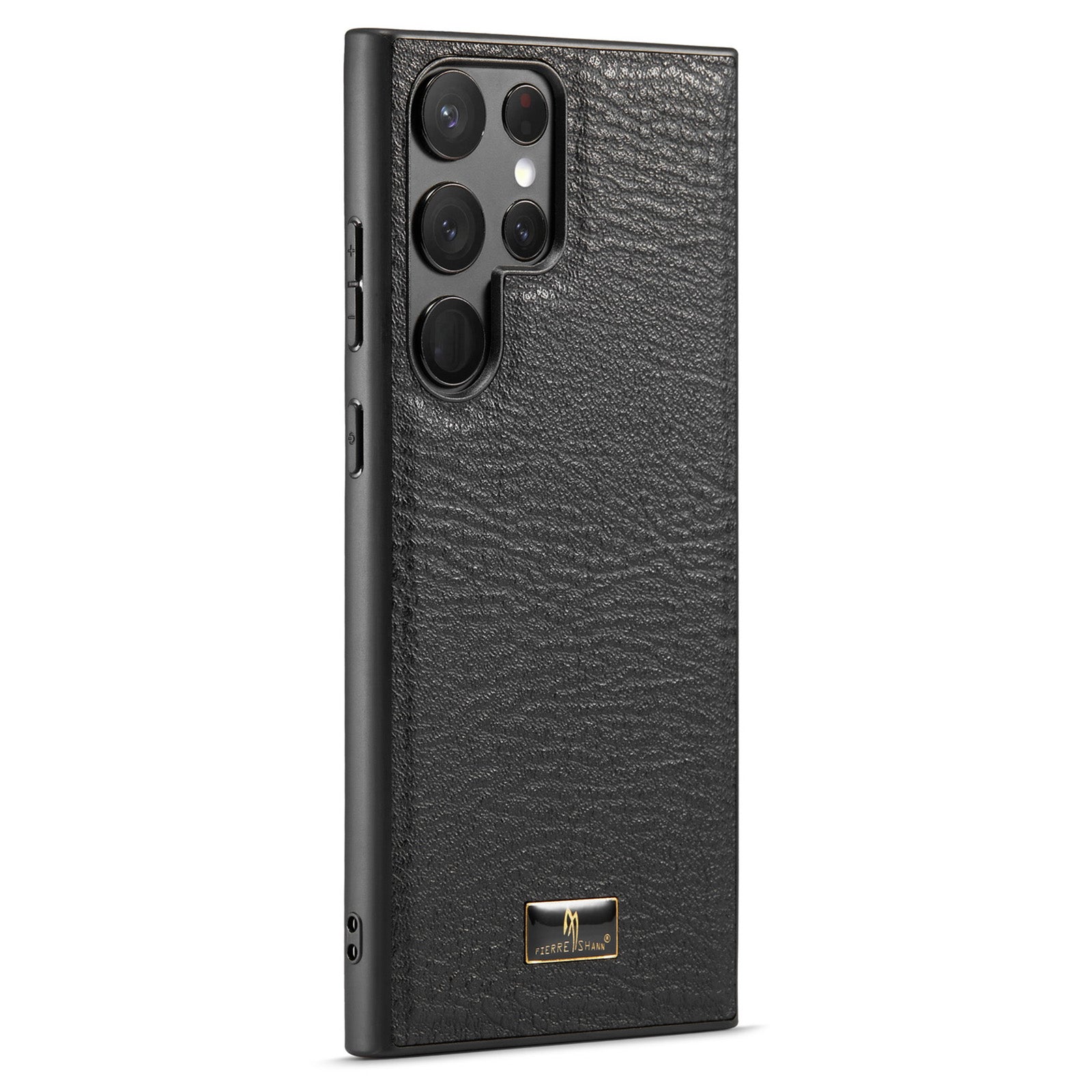 FIERRE SHANN For Samsung Galaxy S23 Ultra Phone Case Hardware Decor PU Leather TPU Cover FIERRE SHANN For Samsung Galaxy S23 Ultra Phone Case Hardware Decor PU Leather TPU Cover